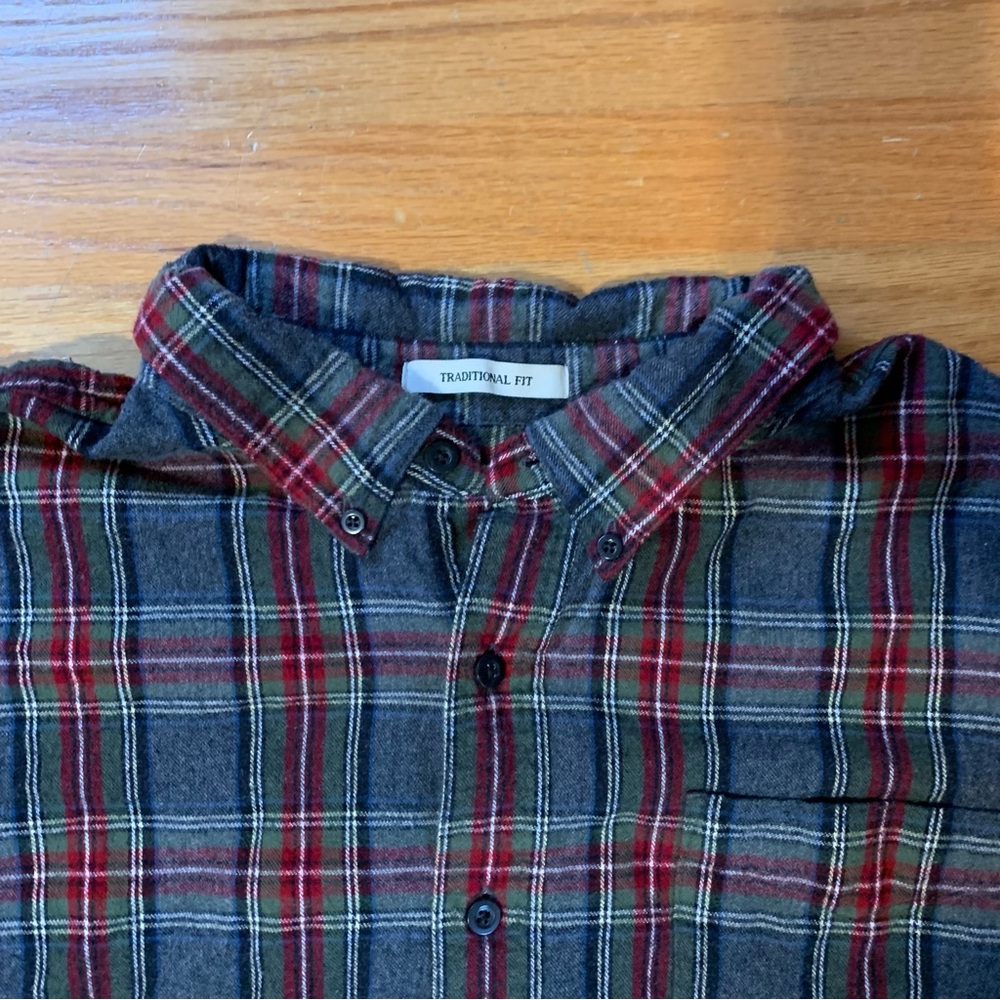 L.L. Bean Traditional Fit Flannel Shirt Men’s XXL Tall - Picture 3 of 7